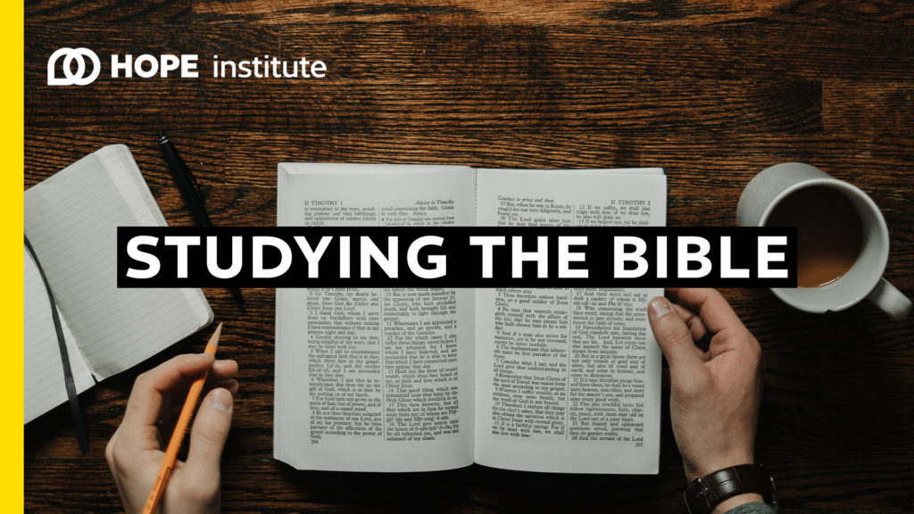 Studying the Bible Class Graphic